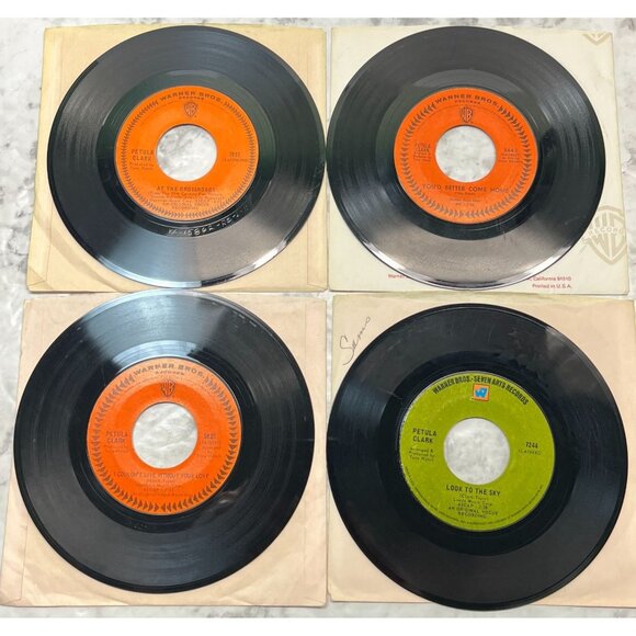 Petula Clark 45 Record Lot of 10 Pop Grass Is Always Greener American Boy - Picture 5 of 8